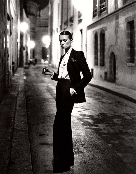 helmut newton ysl|Looking at Le Smoking Throughout Fashion History .